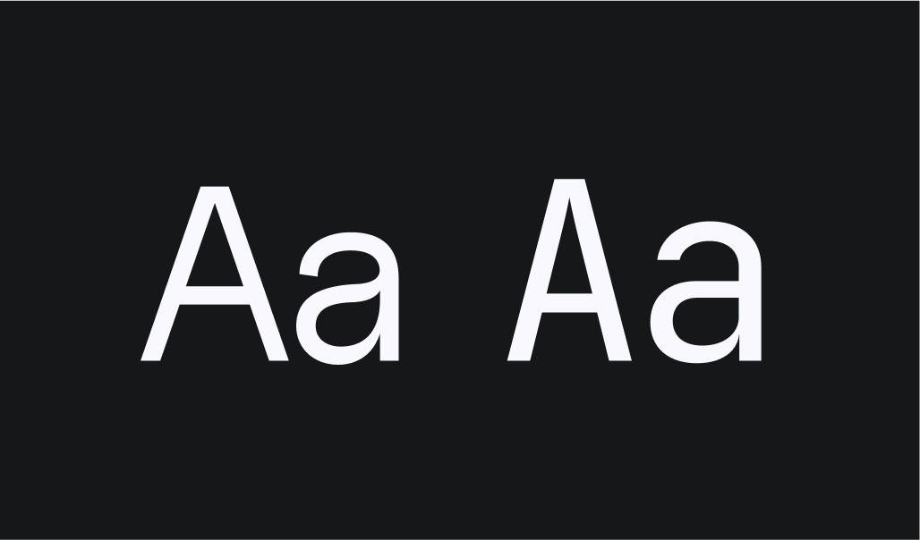 Synia typography preview from the original guide.