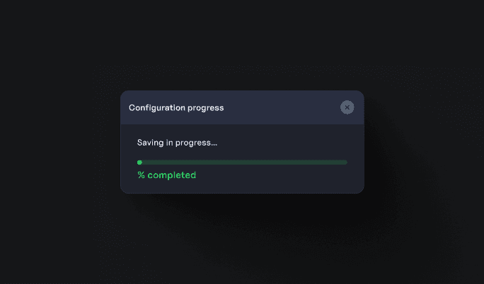 Correct pastel colours used for small progress details.