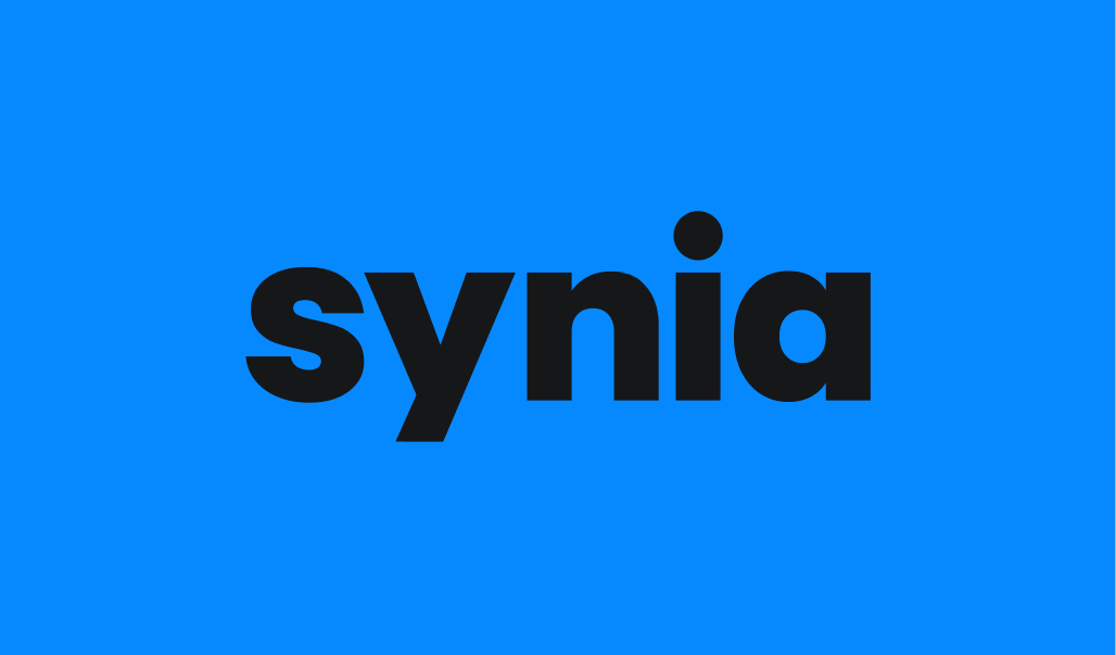 Synia logo on a coloured background marked as incorrect.